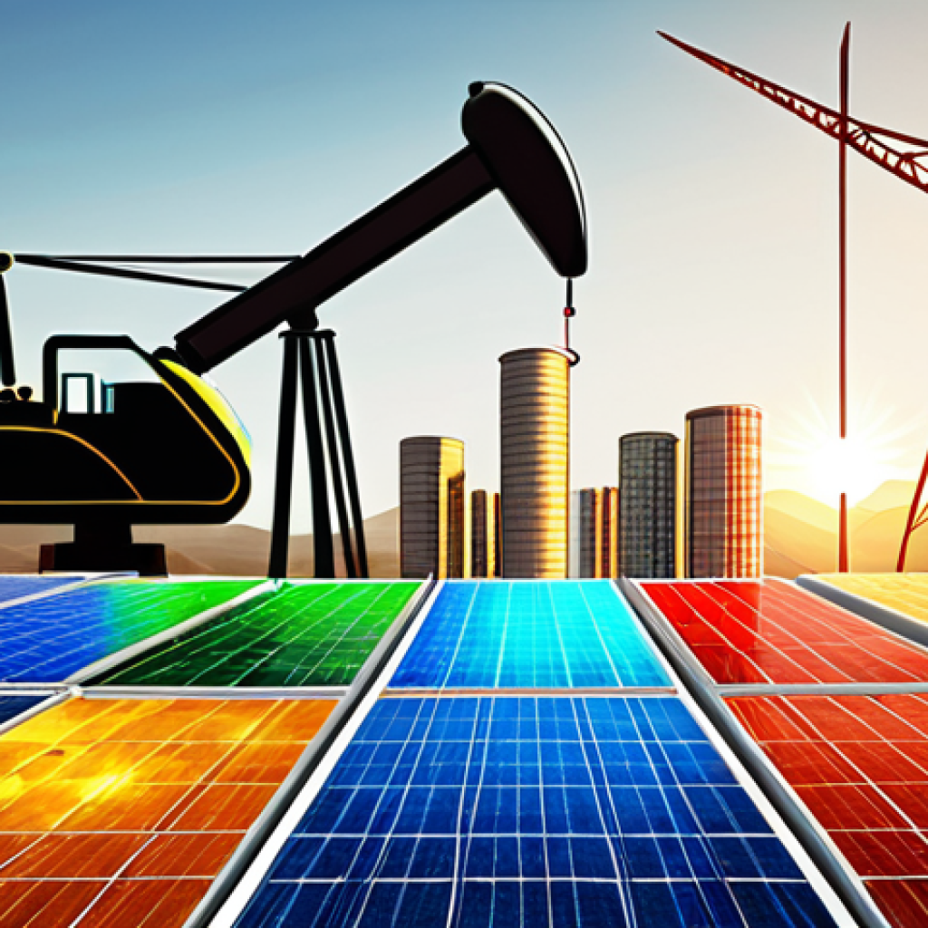 **

*   **Prompt:** A diverse portfolio showing investment options beyond just one area. Consider images representing different sectors like energy, technology, finance, and healthcare. Style: Clean, informative graphics.

**